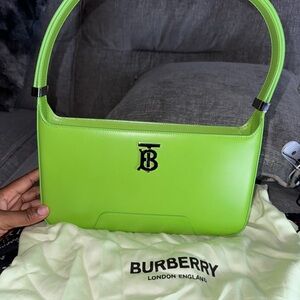 Smooth calfskin burberry bag